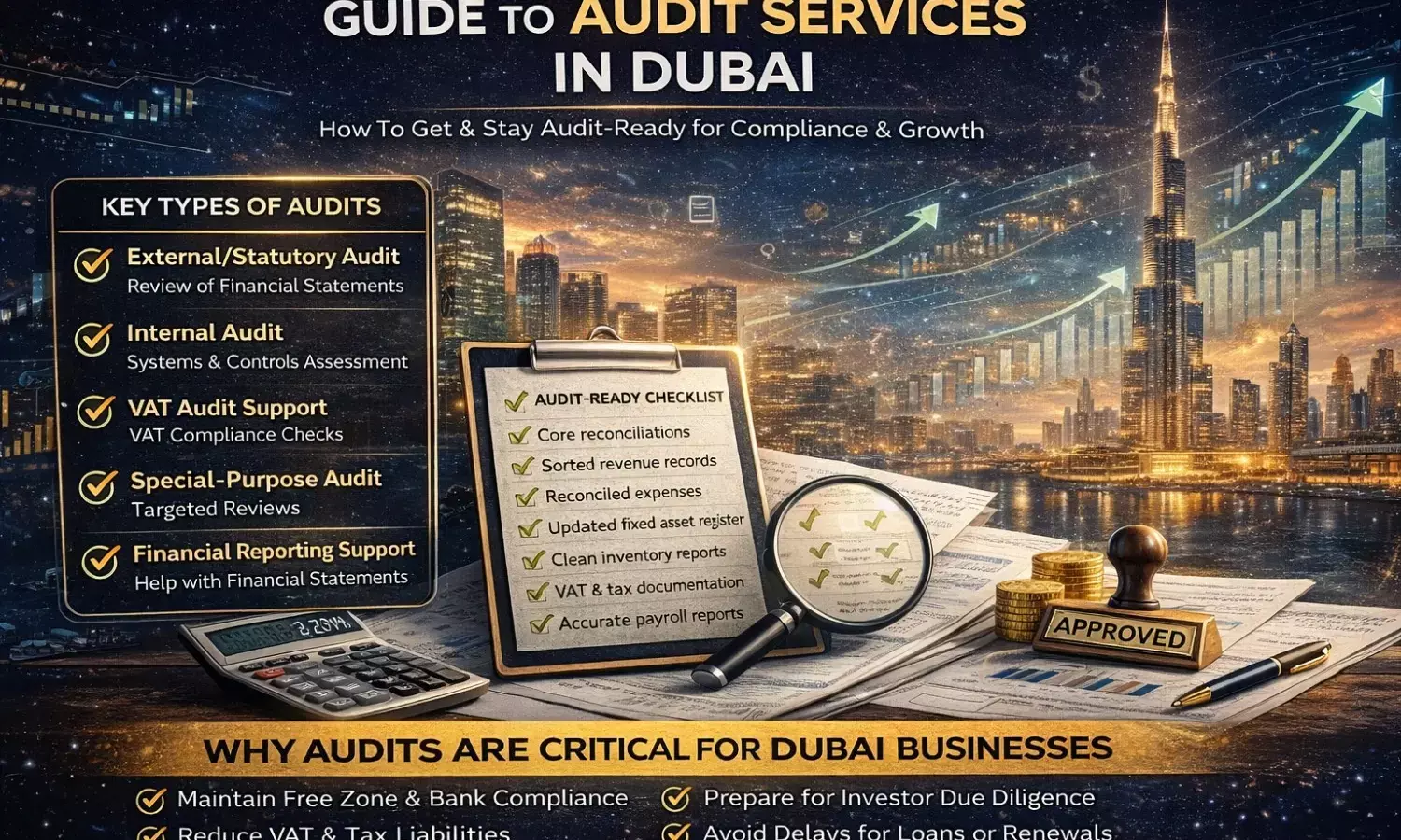 Audit Services in Dubai: A Practical 2026 Guide for Business Owners (With an Audit-Ready Checklist)