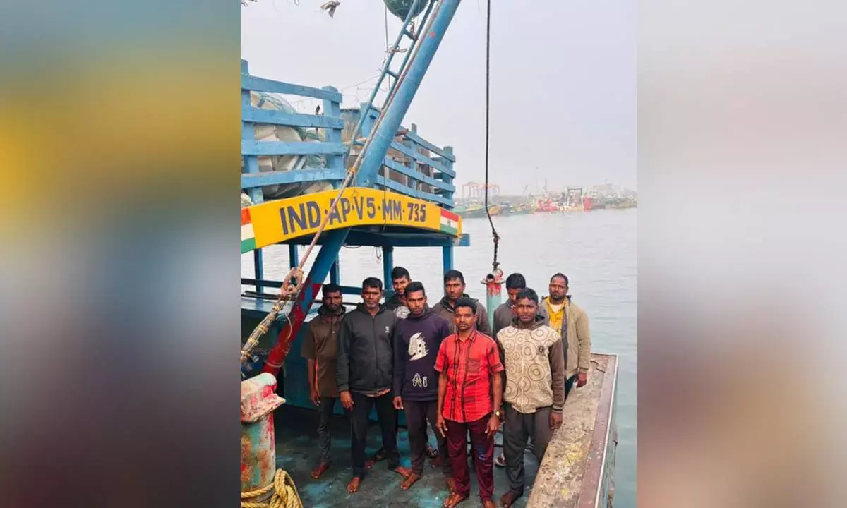 Nine AP fishermen return from Bangladesh