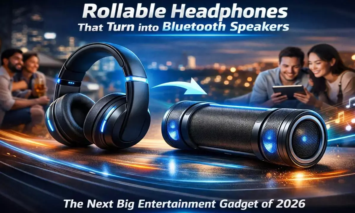 Rollable Headphones That Turn into Bluetooth Speakers: The Next Big Entertainment Gadget of 2026