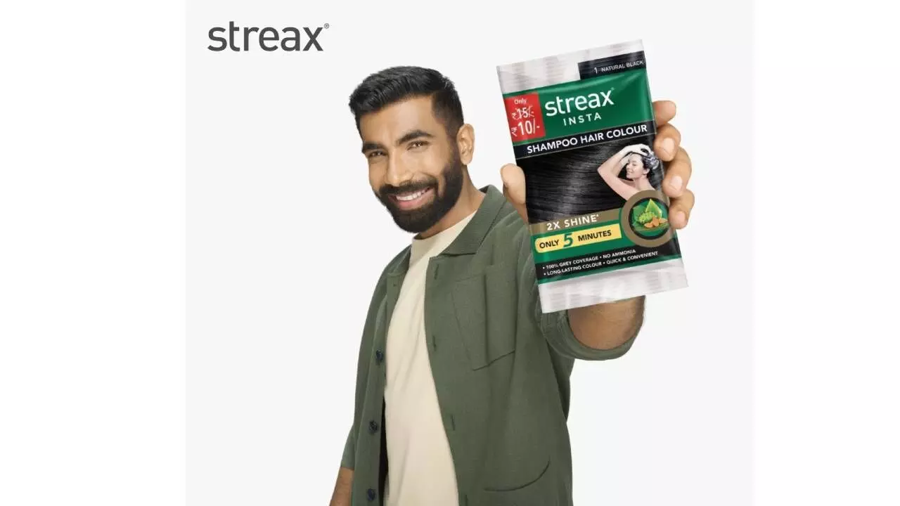 Streax Shampoo ropes in Bumrah