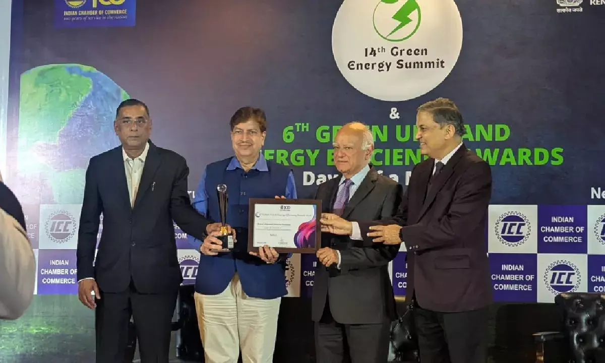 KLEF gets green energy award