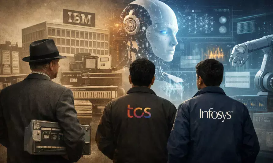 Are TCS and Infosys repeating IBM’s past mistakes in the age of AI?
