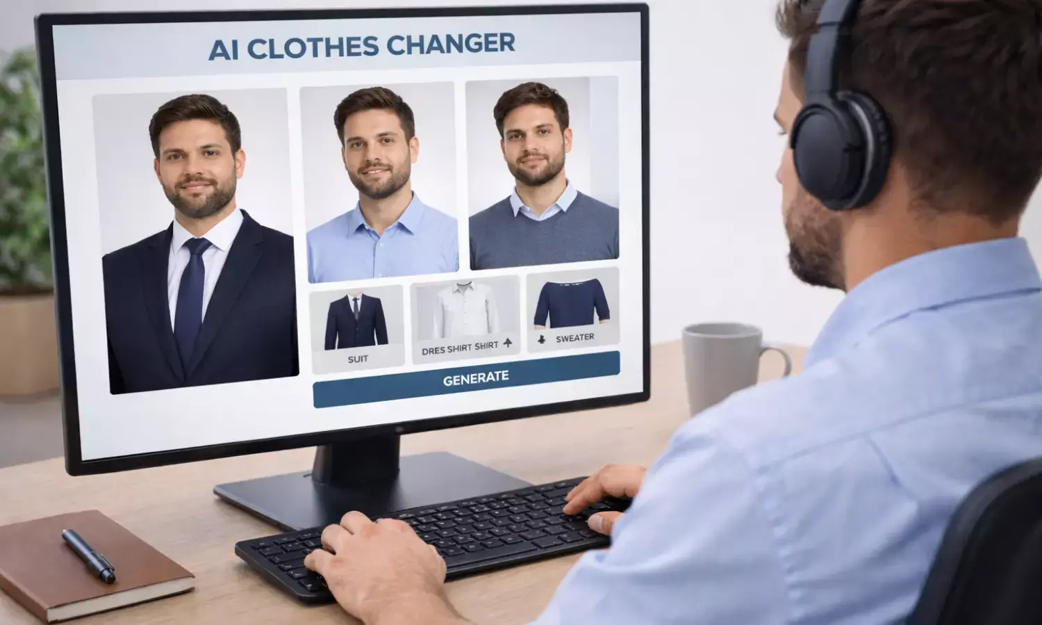 Transform Your Professional Image with AI Wardrobe Tools