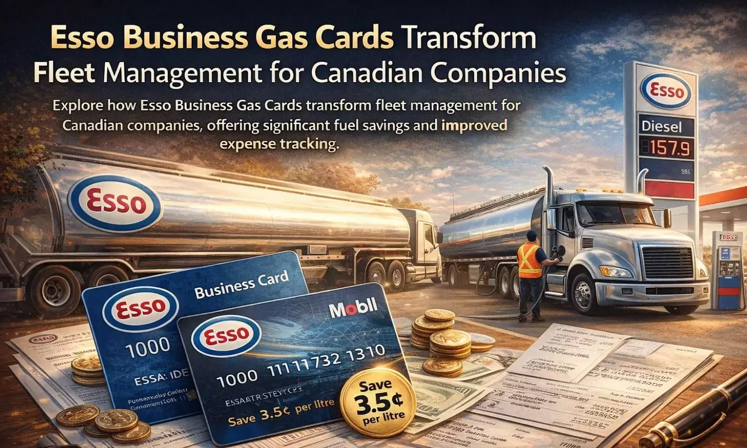 Savings with Esso Business Gas Cards for Your Fleet