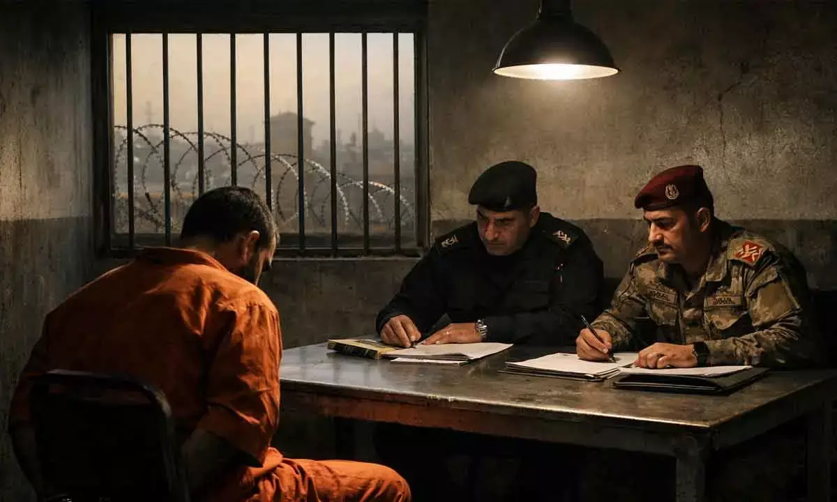 IS suspects transferred from Syria to Iraq interrogated in Baghdad prison