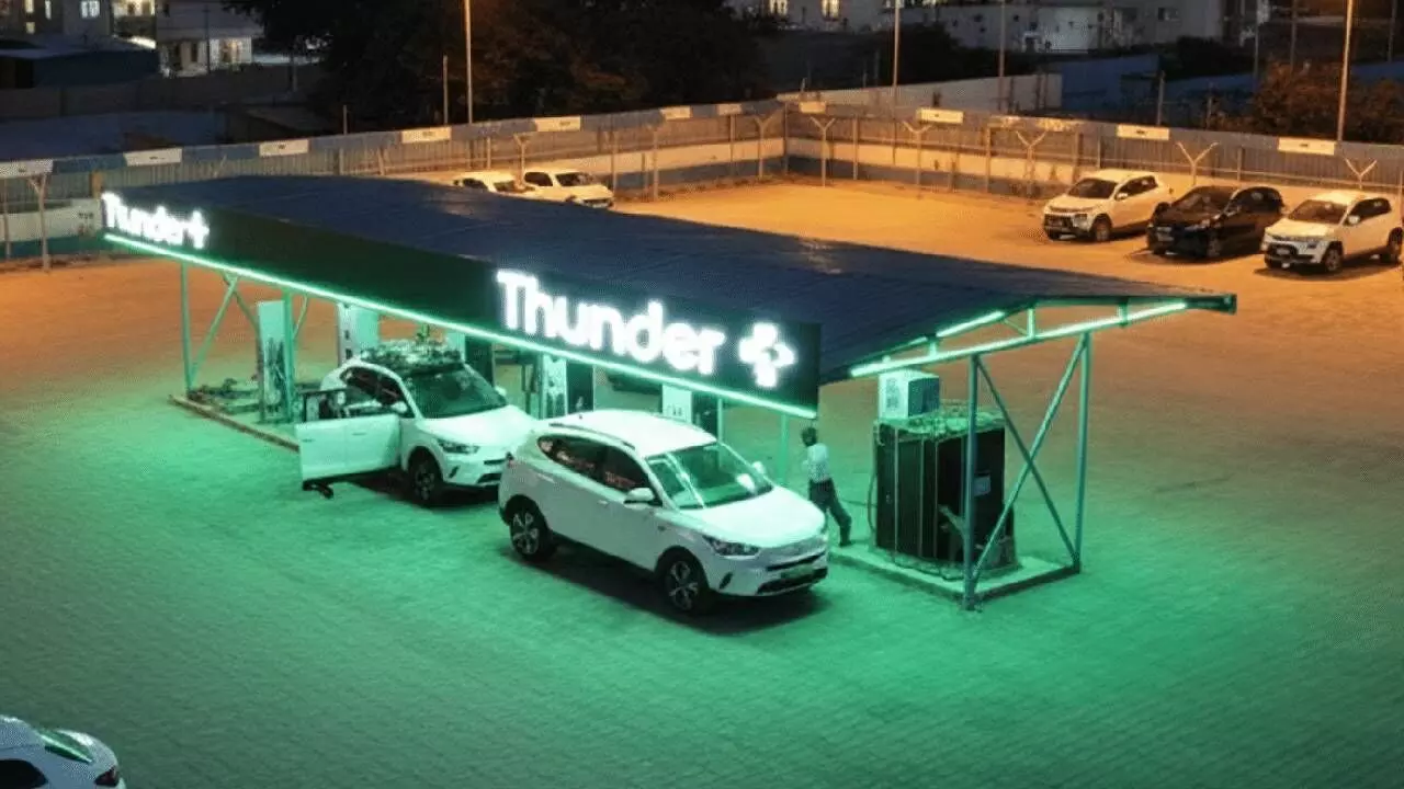ThunderPlus turns vacant land into a fast EV charging hub ThunderPlus turns vacant land into a fast EV charging hub