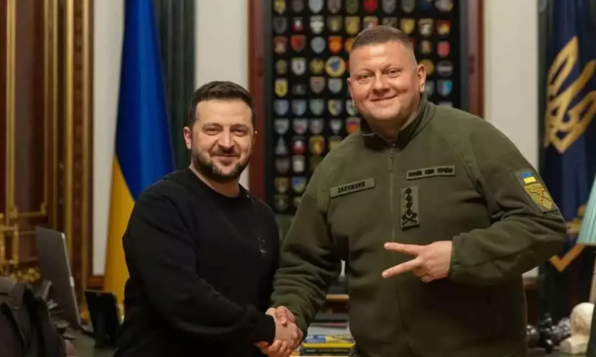 Former army chief seen as Zelenskyys top rival causing rift between them