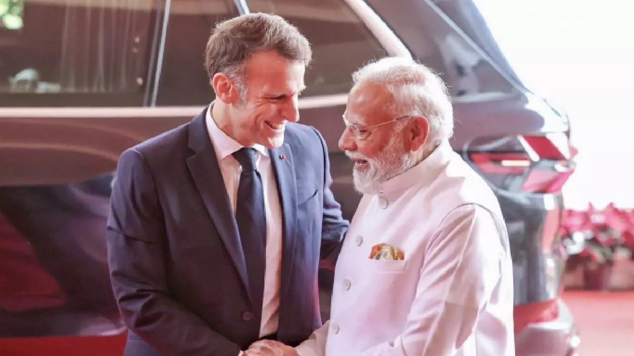 India, France elevate ties to ‘spl global strategic partnership’ India, France elevate ties to ‘spl global strategic partnership’