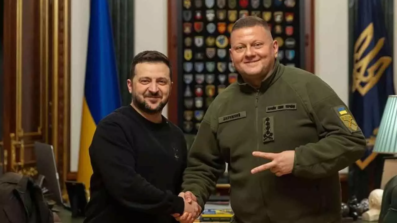 Former army chief seen as Zelenskyys top rival causing rift between them