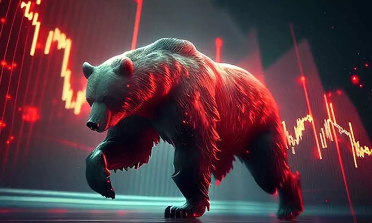 Indices snap 3-day rally afterheavy-selling in blue-chip stocks