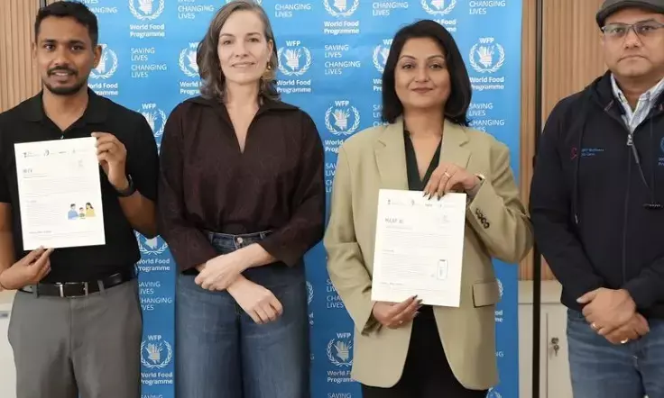 Grain ATMs, smart warehouses take centre stage at WFP’s AI showcase in India