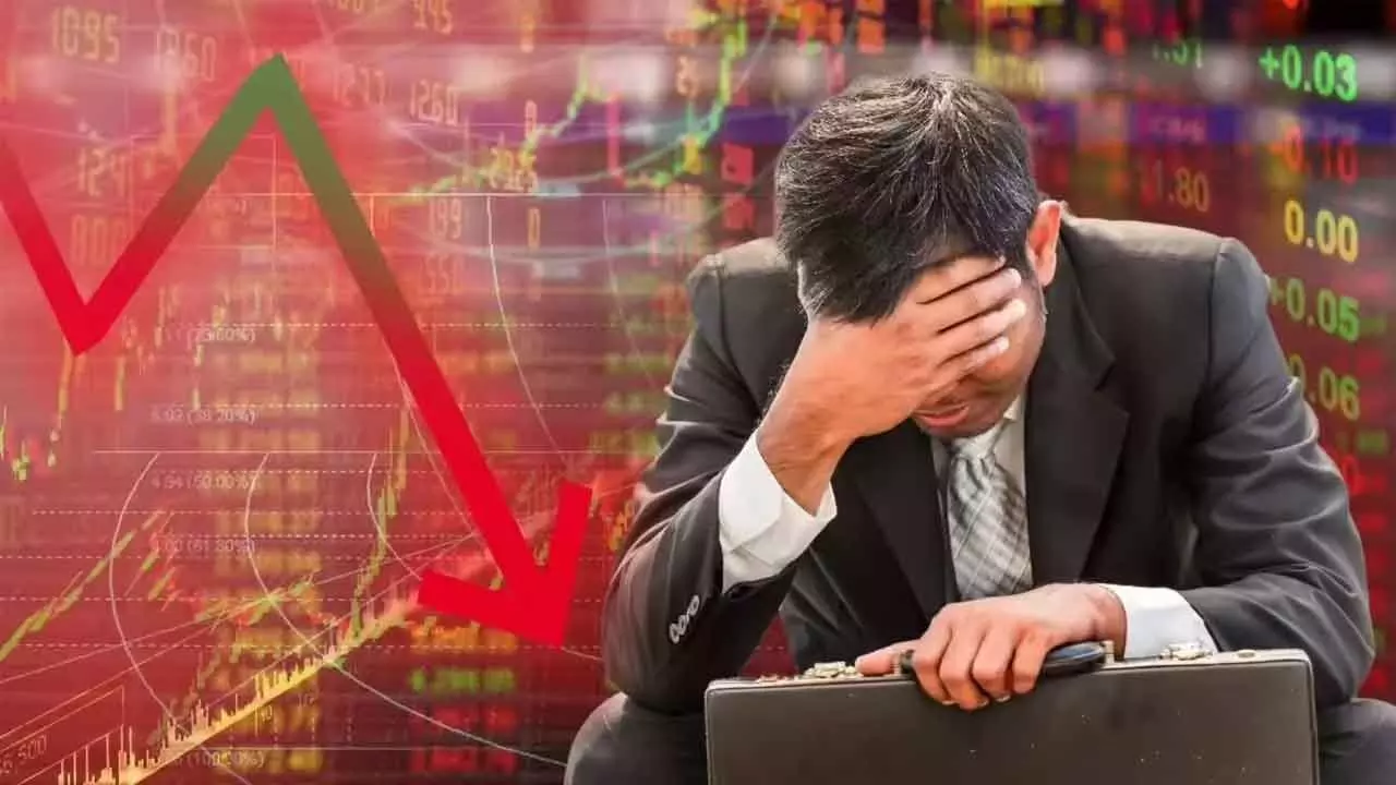 Investors wealth lose Rs 4.98L-cr Investors wealth lose Rs 4.98L-cr