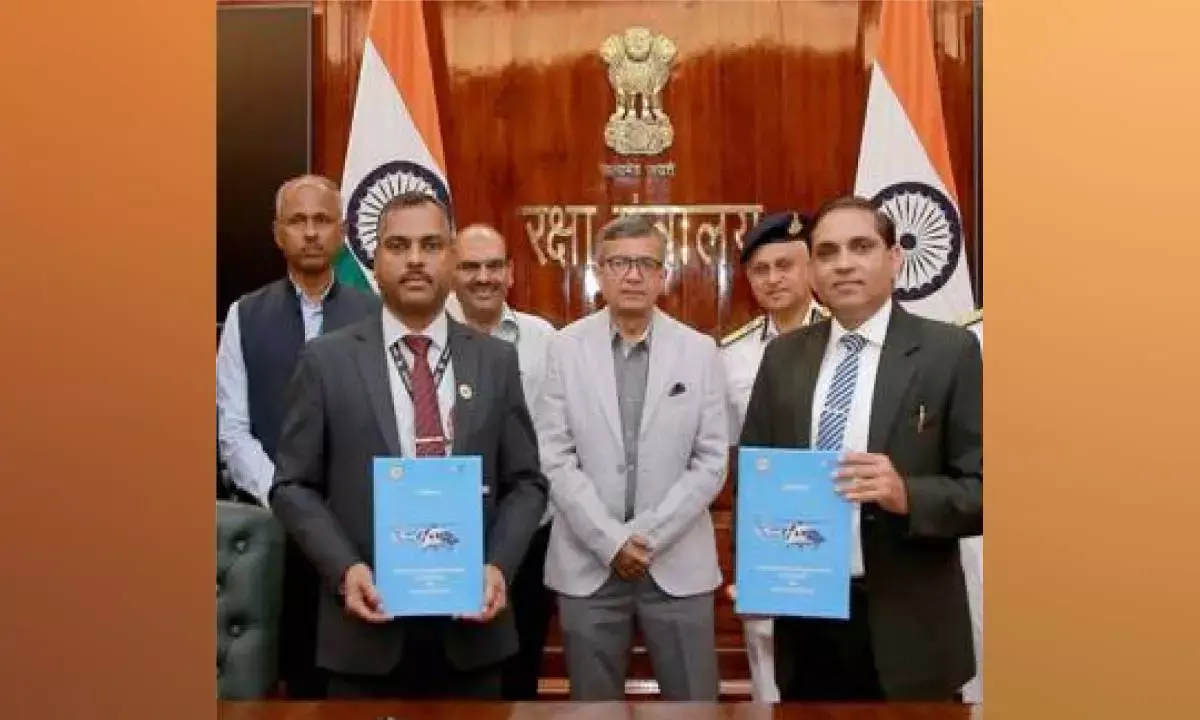 Mod signs Rs 5,083 crore deals to acquire coast guards helicopters & missiles for Navy