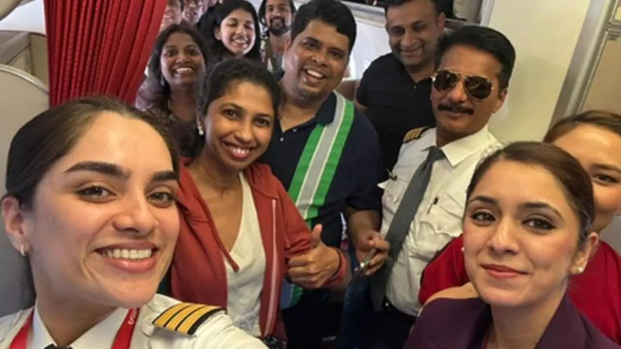 149 Indian passengers return home from Dubai in AI’s 1st rescue flight 149 Indian passengers return home from Dubai in AI’s 1st rescue flight