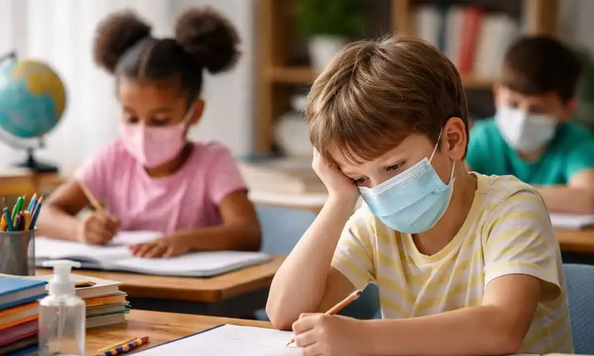 Covid pandemic effects: Young children who missed school fall behind in test scores