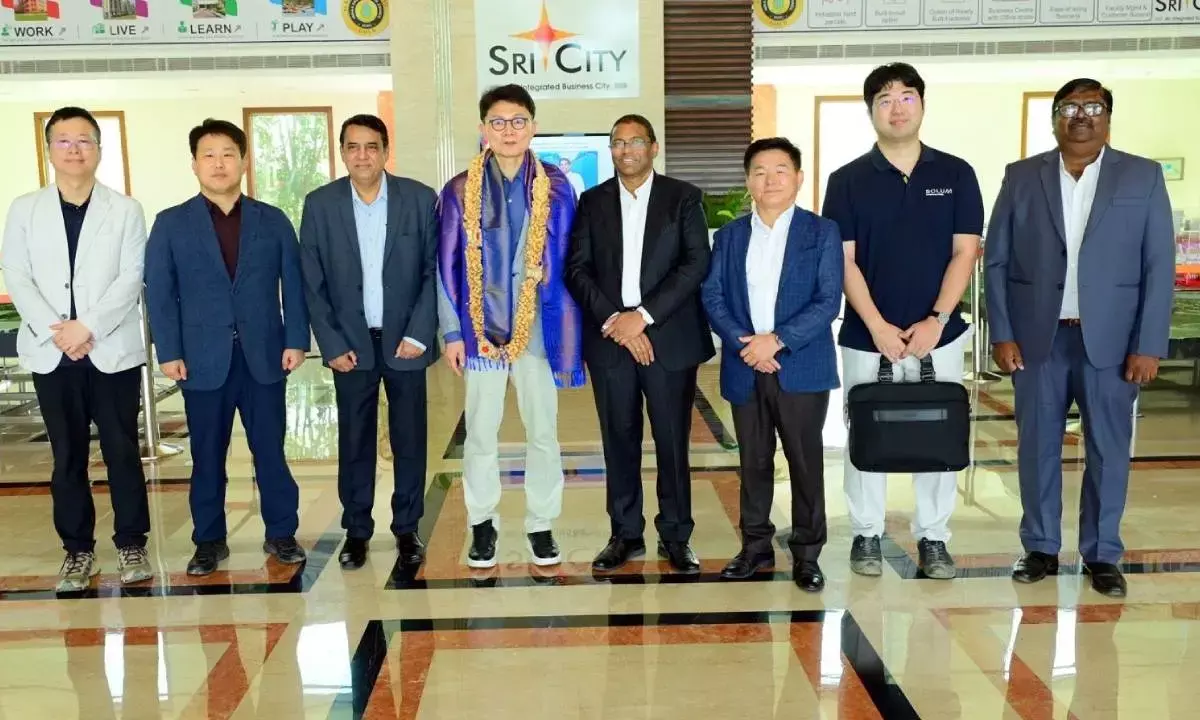 SoluM Chairman visits Sri City