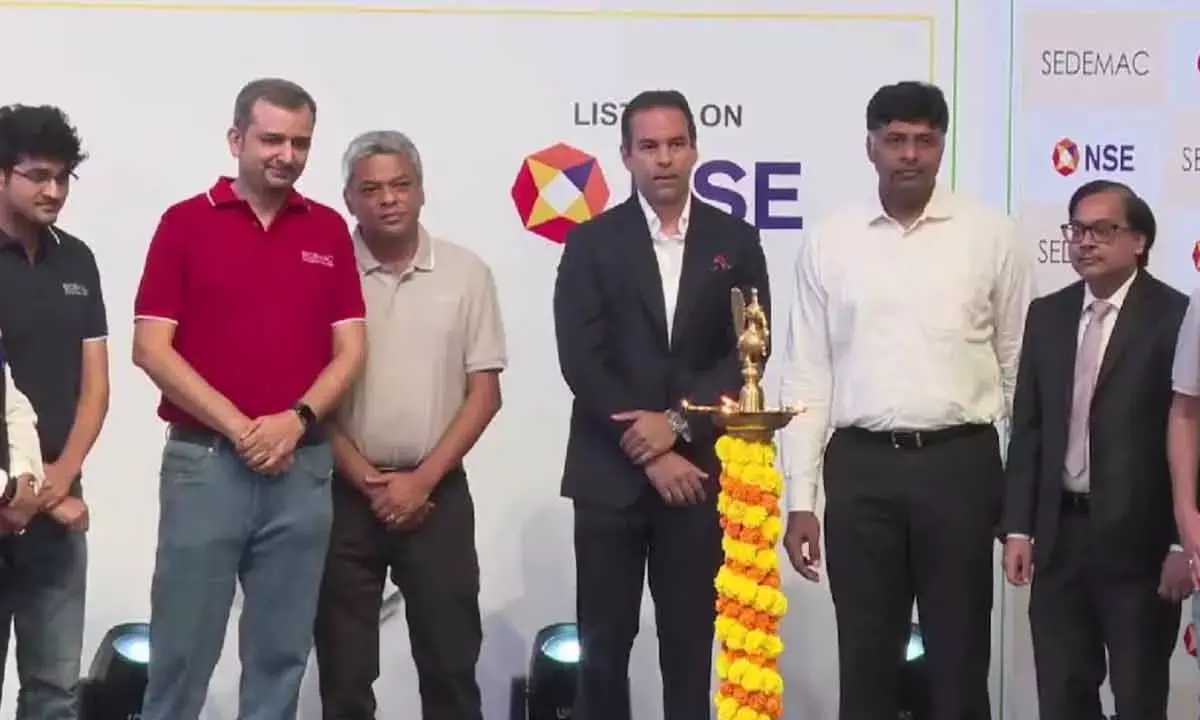 Sedemac Mechatronics lists with 7% premium