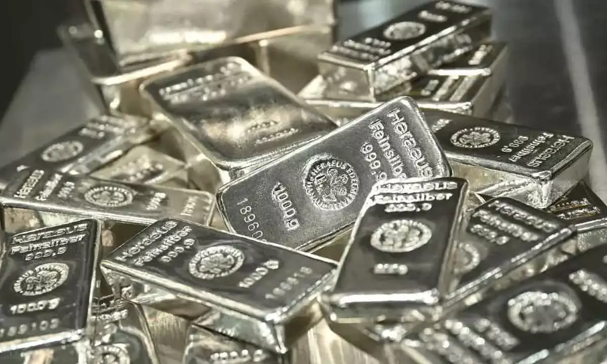 Silver futures jump amid high demand