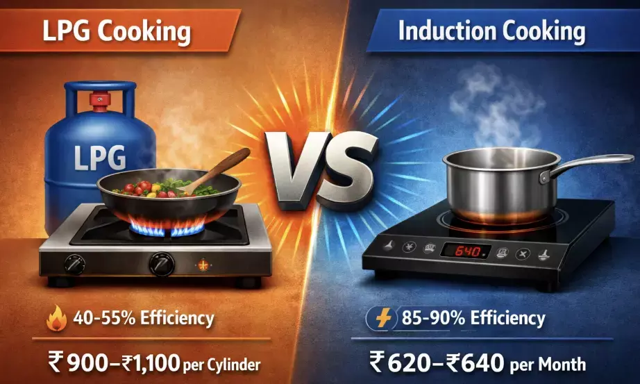 LPG price surge prompts shift to electric cooking in India