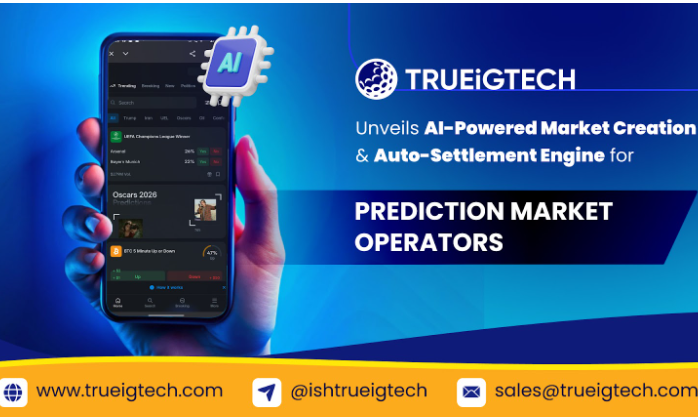 TRUEiGTECH Unveils AI-Powered Market Creation and Auto-Settlement Engine for Prediction Market Operators