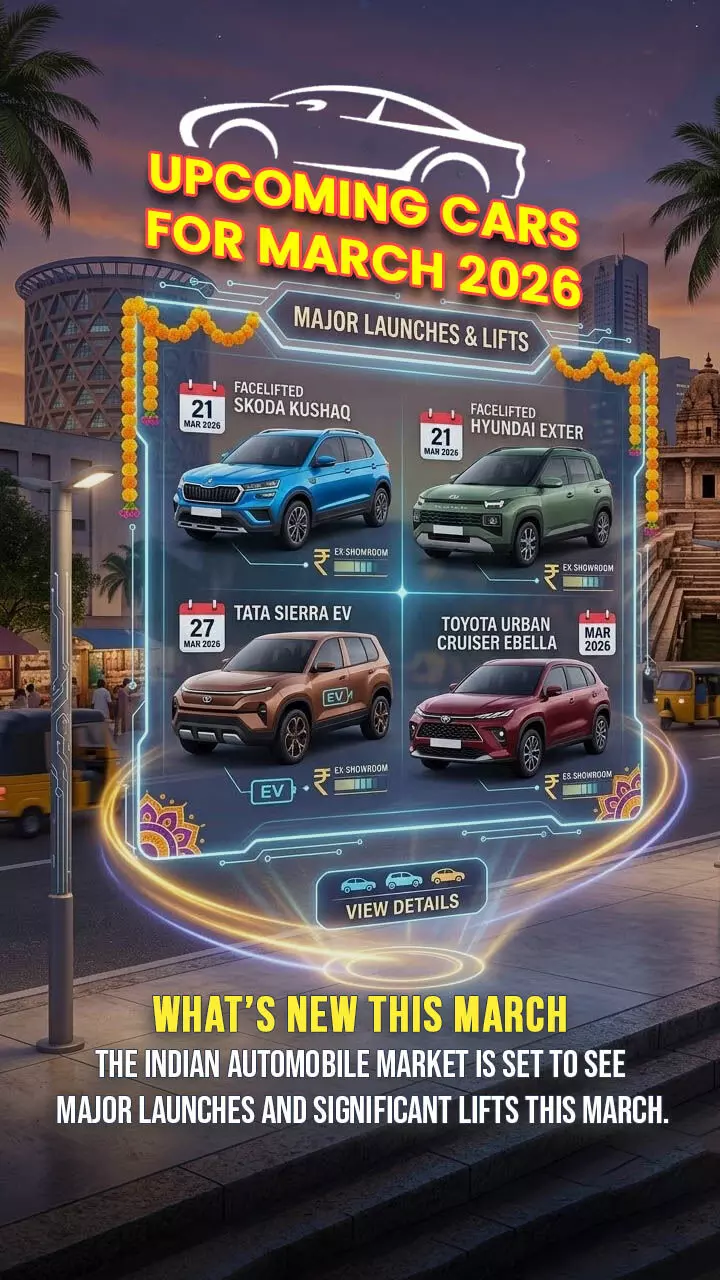 Upcoming Cars in India: March 2026 Launch Guide Upcoming Cars in India: March 2026 Launch Guide