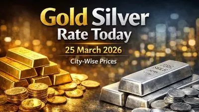 Gold and Silver Prices Show Recovery in India on March 25, 2026