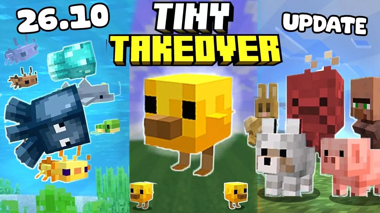 New ‘Tiny Takeover’ Update Lands in Minecraft Bedrock 26.10 — How to Install Today