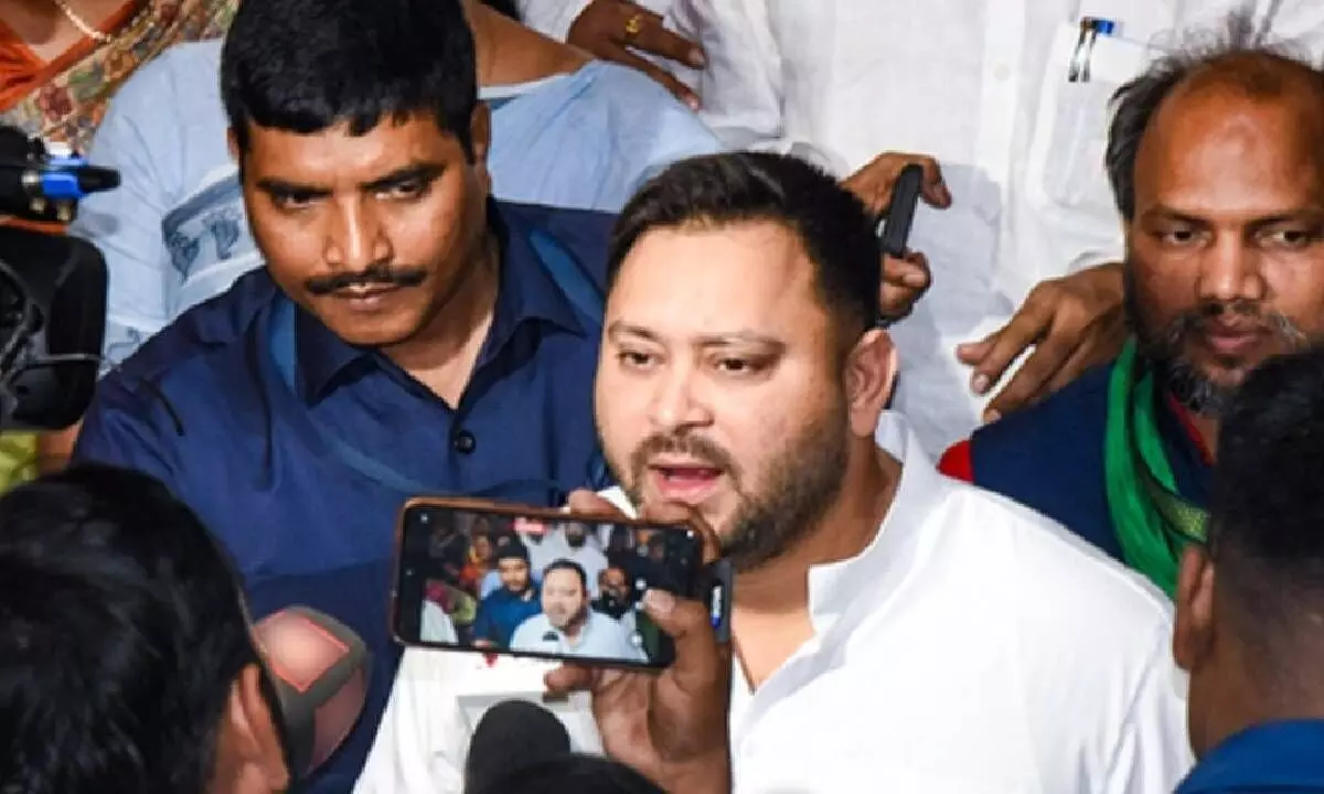 Nitish Kumar gave his resignation under pressure from BJP, claims Tejashwi Yadav