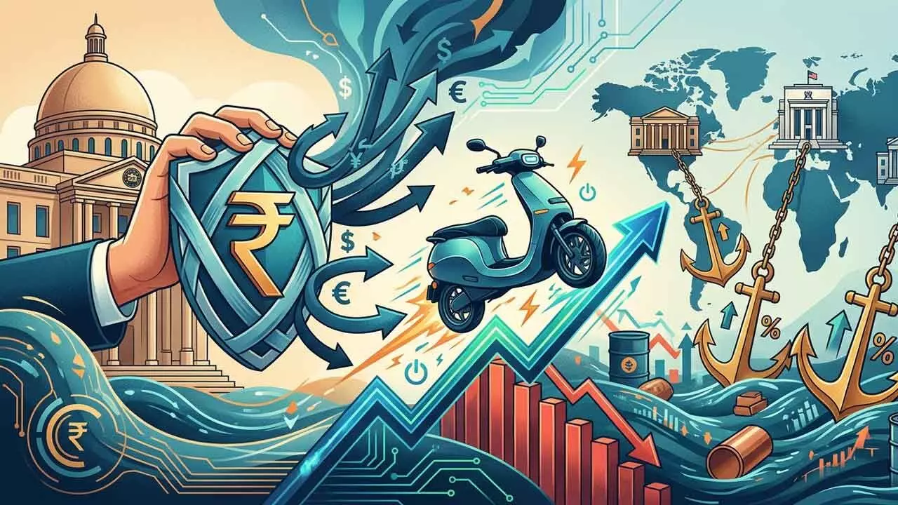 Rupee ends lower as markets brace for RBI rate decision