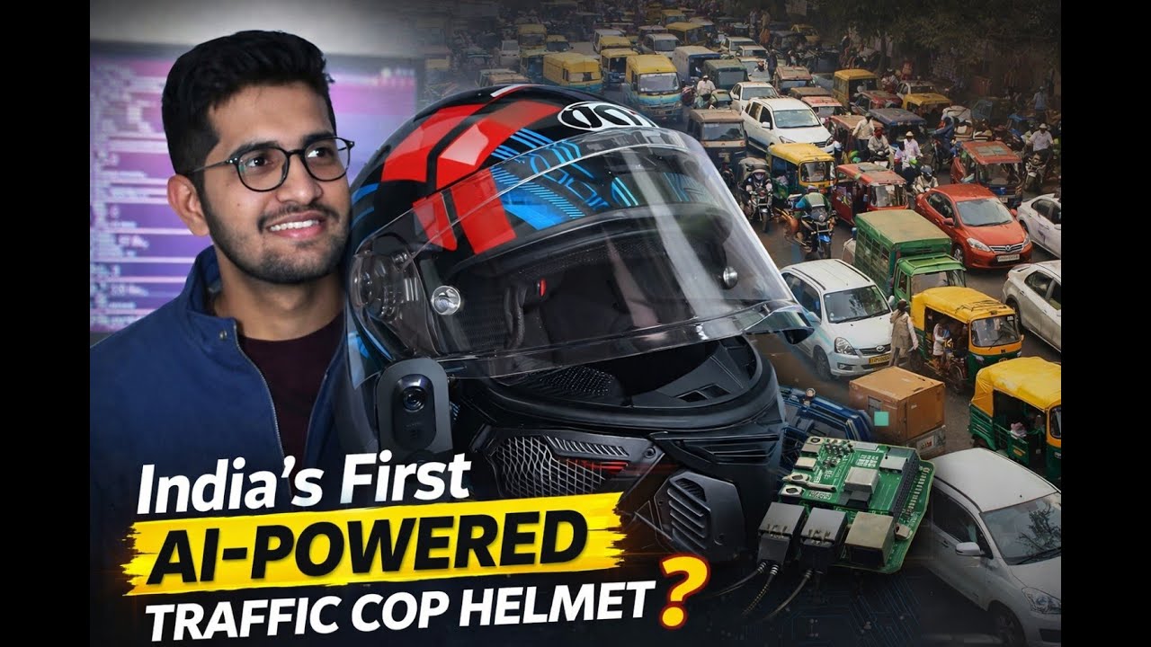 Bengaluru Engineer Creates AI Helmet That Reports Traffic Violations in Real Time!